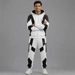 Men’s Color Block Tracksuit Set – Half-Zip Pullover & Matching Pants | RENEX Sportswear
