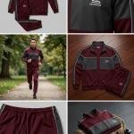 Men's Color Block Tracksuit Hoodie & Sweatsuit and Jogging Sweatpants Activewear for Men